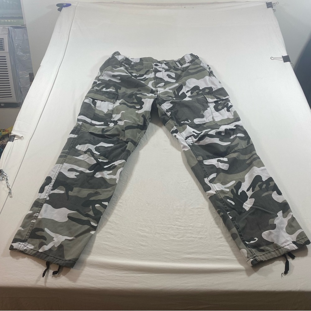 Men's Camouflage Cargo Pants large men’s - Picture 10 of 10